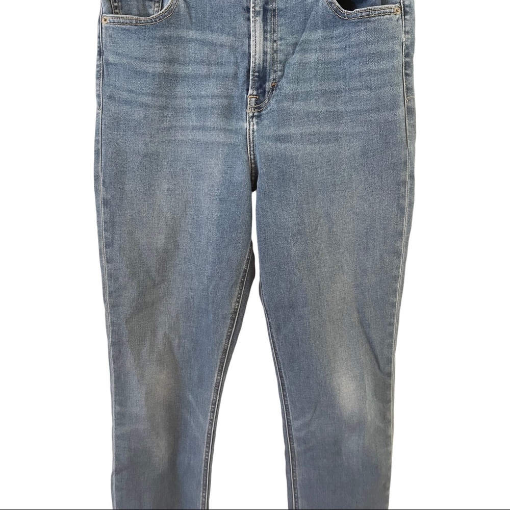 LUCKY BRAND skinny jeans with fray hem sz 31 - Picture 6 of 8